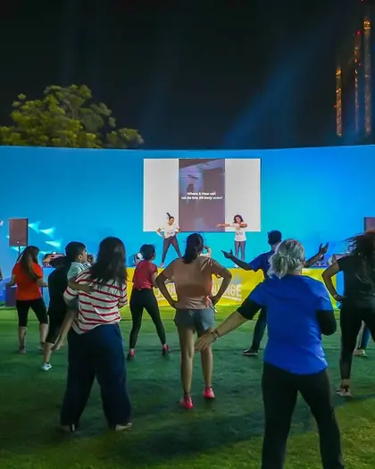 Dubai Ride bib collection: photo from the venue